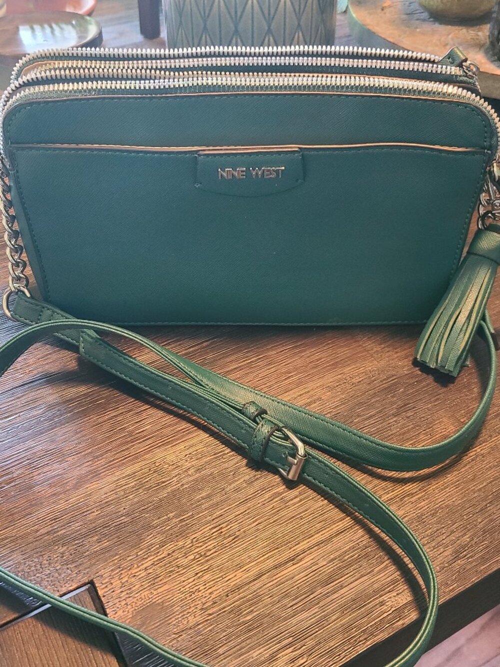 Nine West Green Cross body purse bag